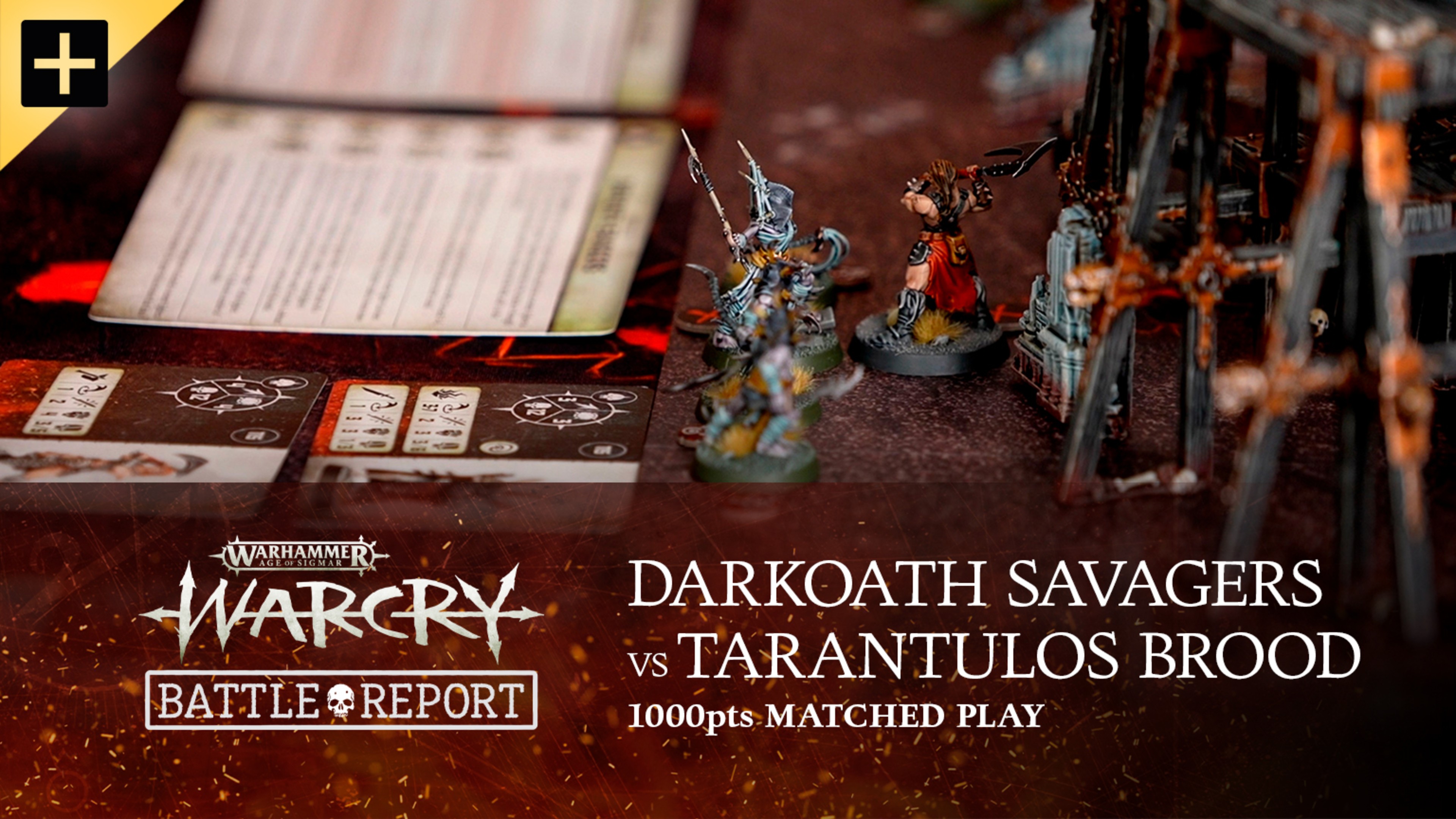 Warcry: Red Harvest – Darkoath Savagers vs. Tarantulos Brood