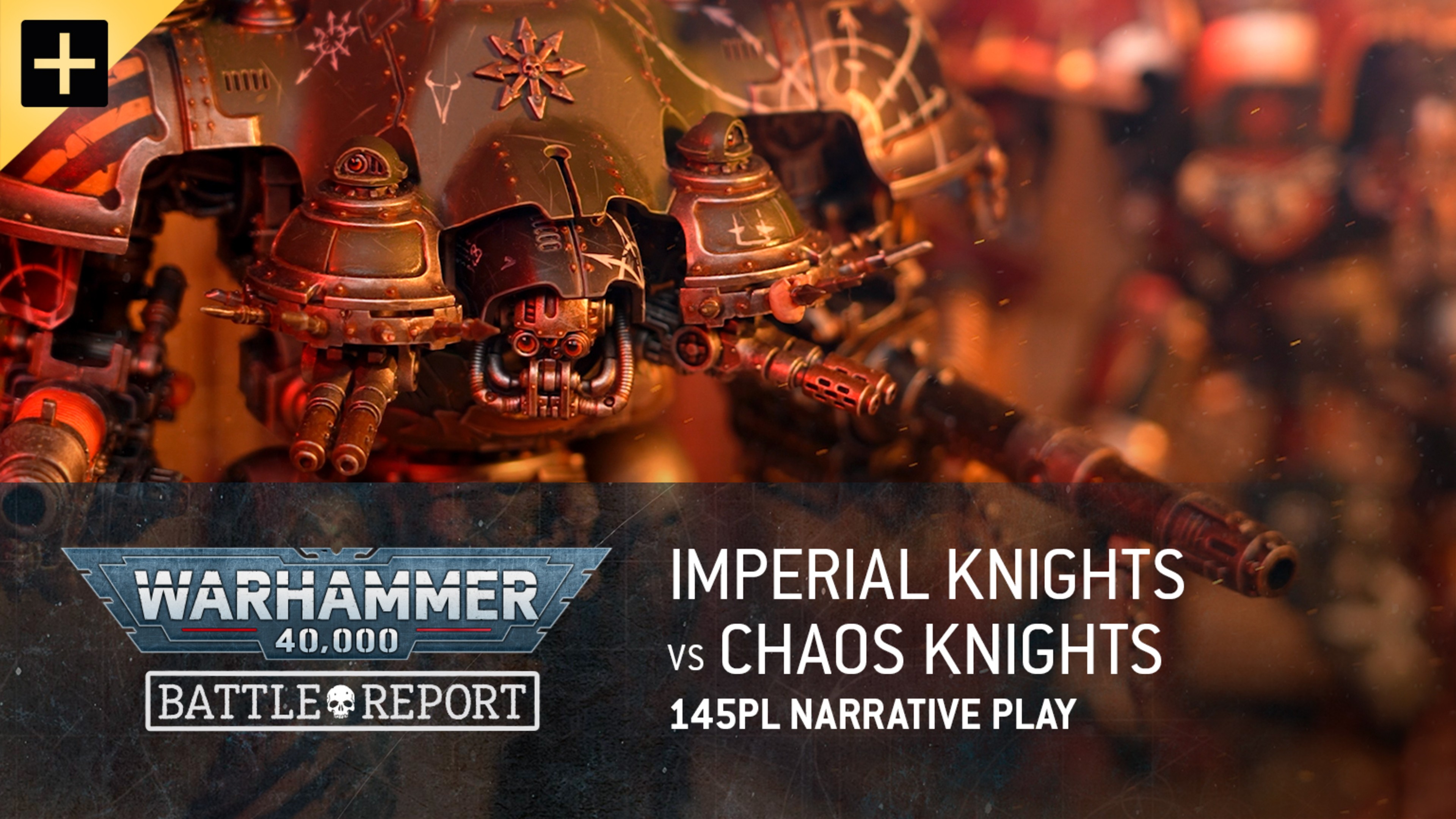 Warhammer 40,000: The Siege of Dharrovar Part 2 – Imperial Knights vs Chaos Knights