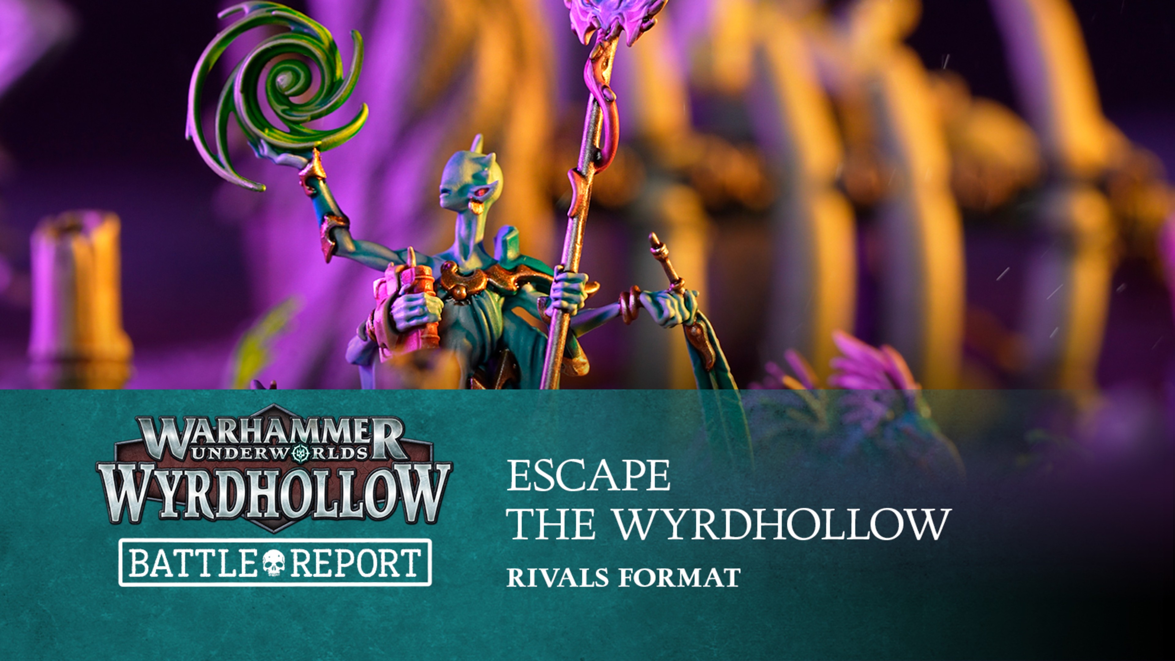Warhammer Underworlds: Wyrdhollow – Domitan's Stormcoven vs Ephilim's Pandaemonium