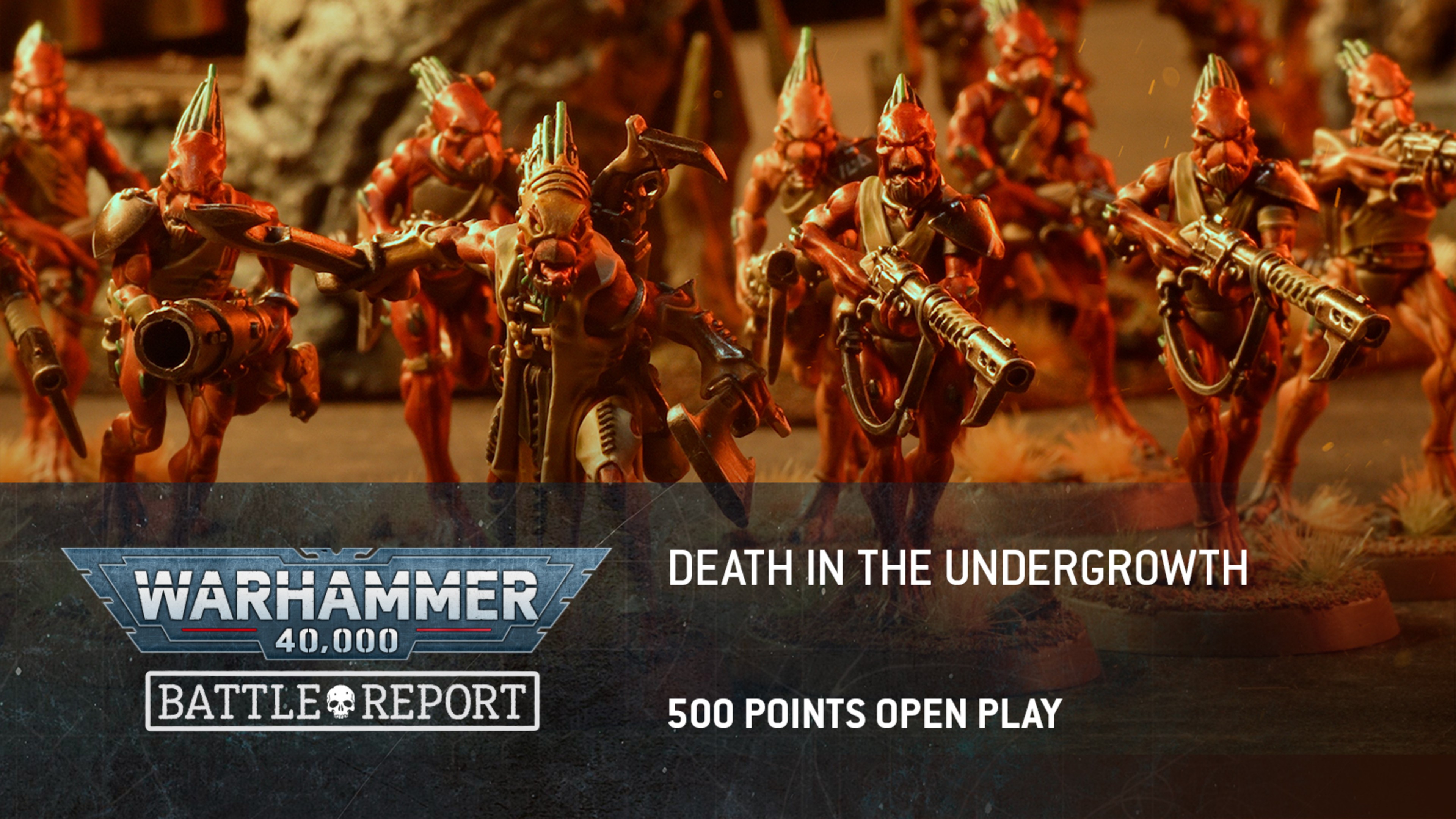 Warhammer 40,000: Kroot Hunting Pack vs Catachan Jungle Fighters