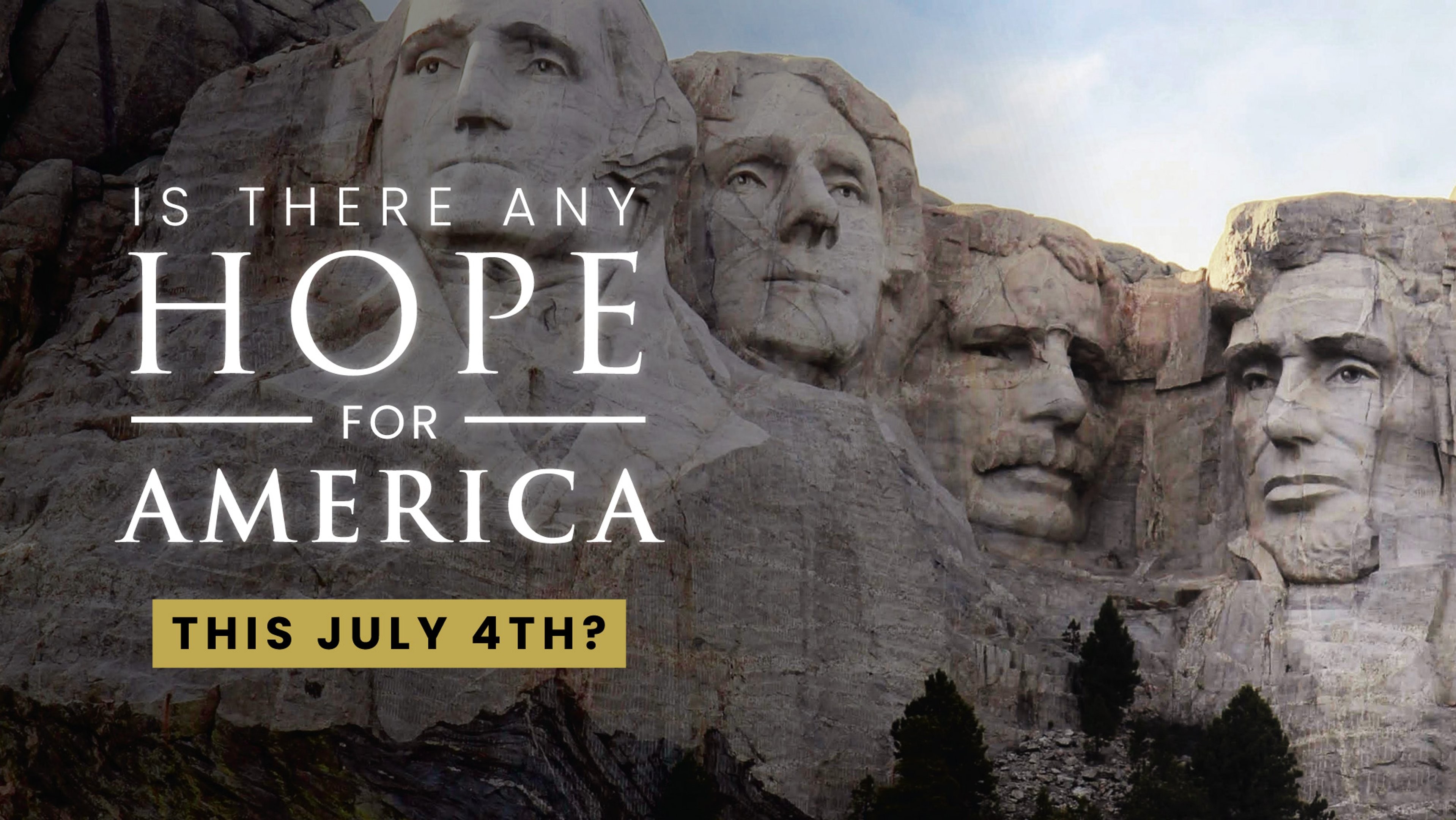 Is There Hope for America?
