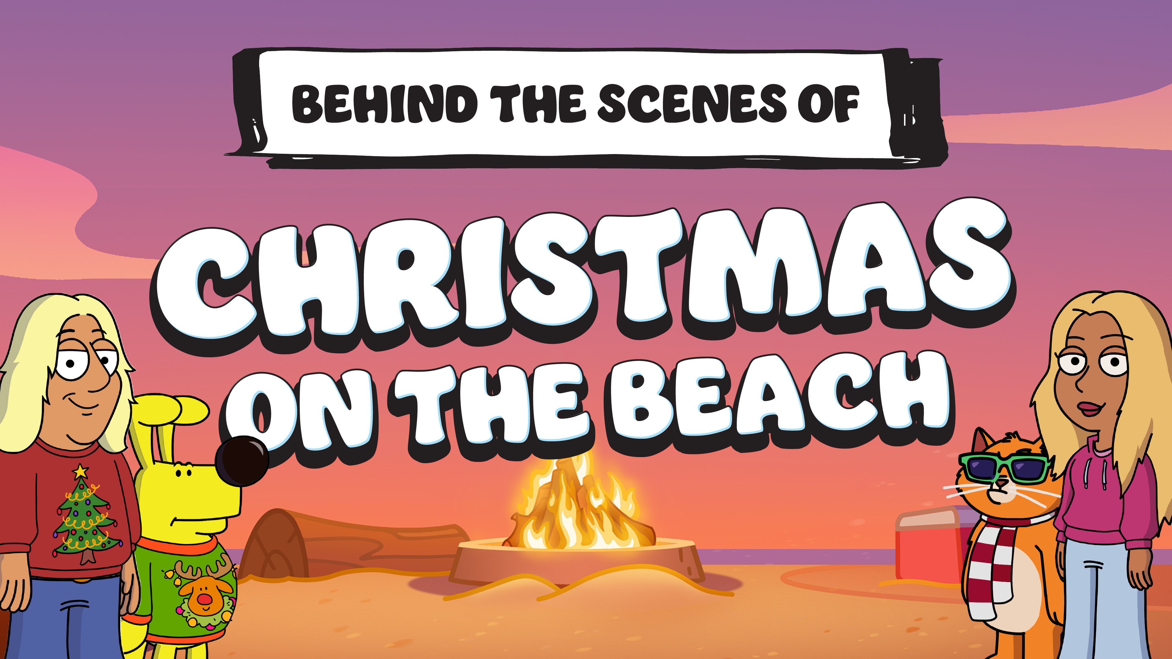 Behind the Scenes of "Christmas on the Beach" Cartoon