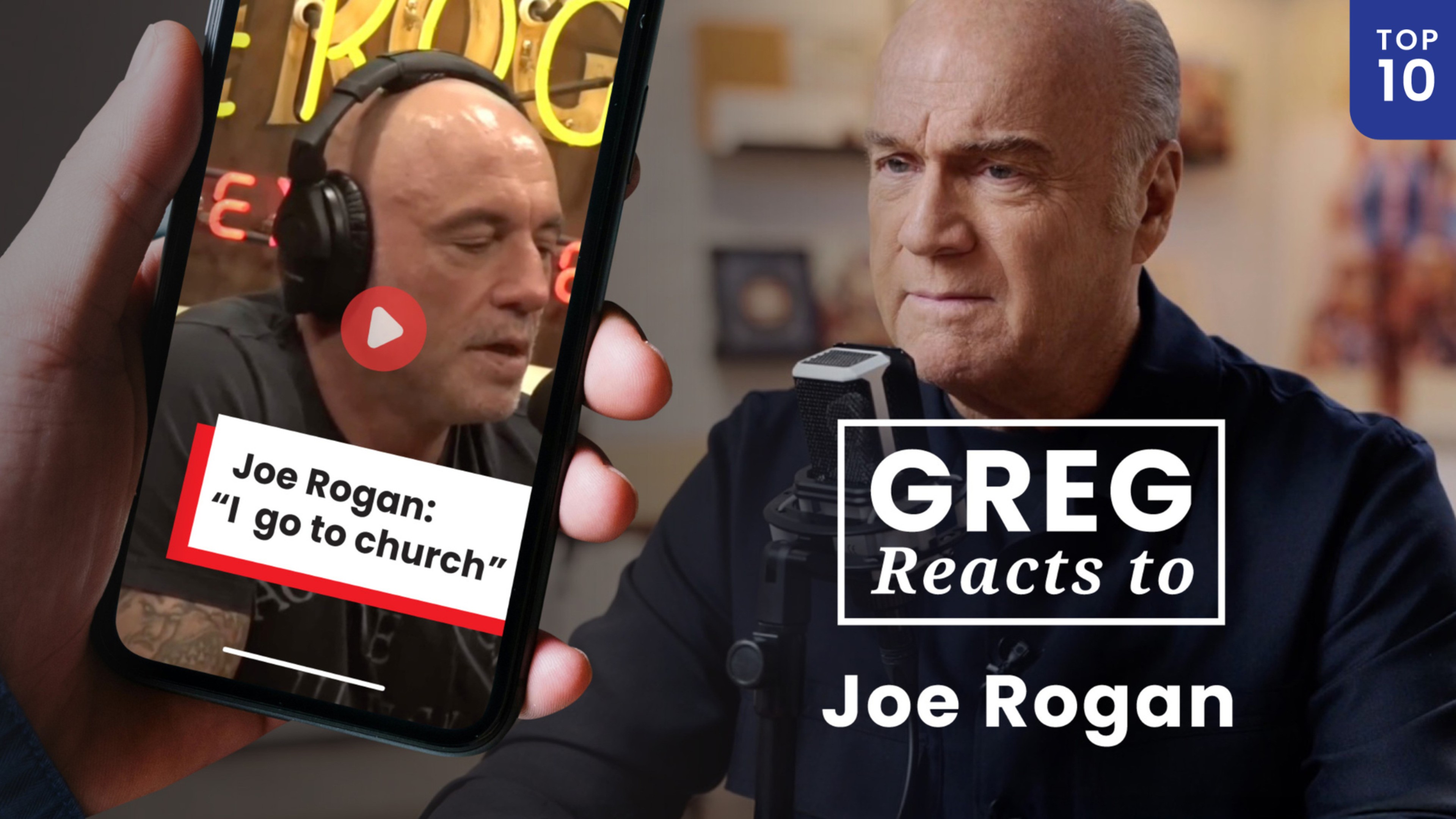 Greg Laurie Reacts to Joe Rogan Going to Church!