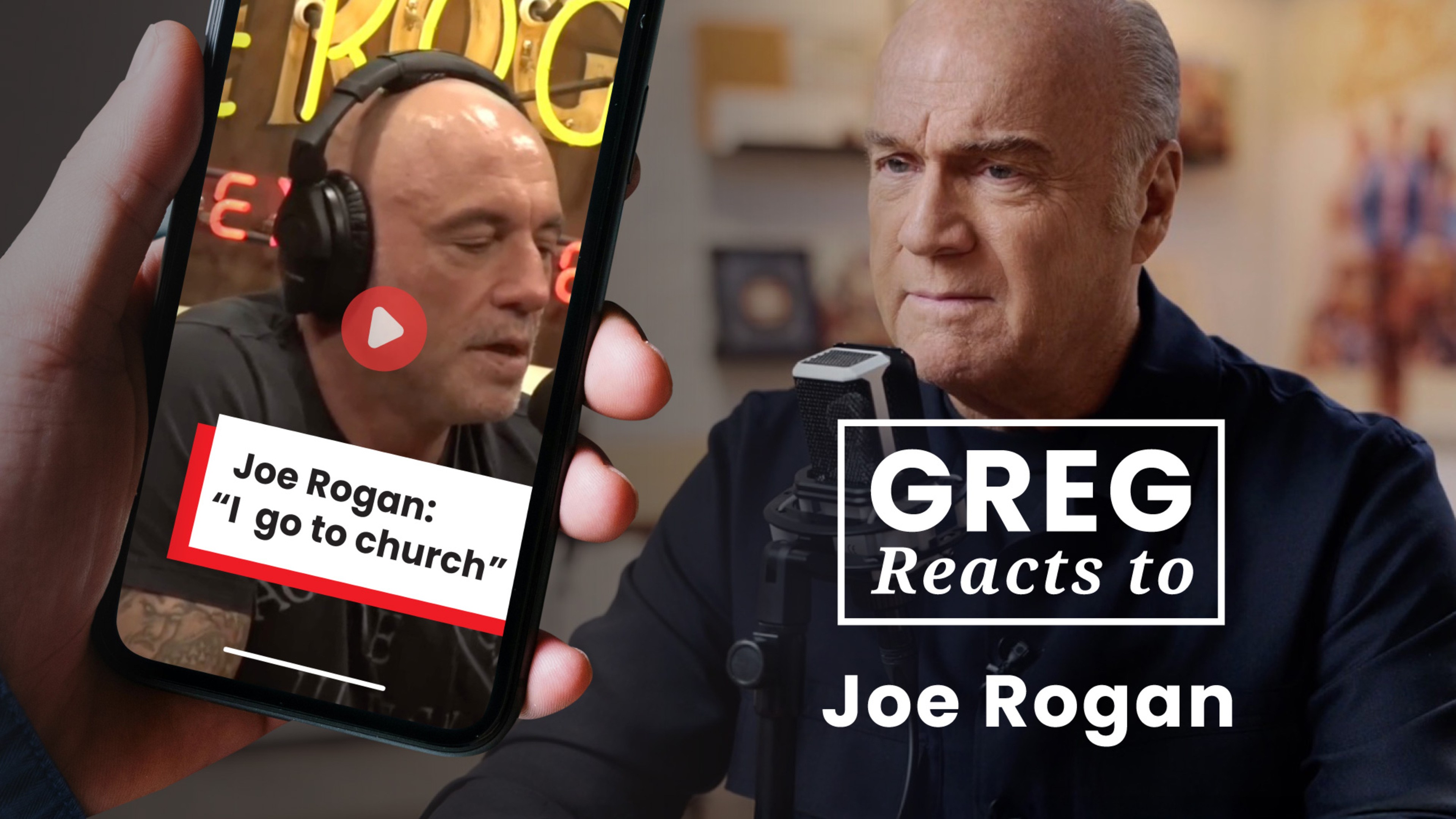 Greg Laurie Reacts To Joe Rogan Going to Church!