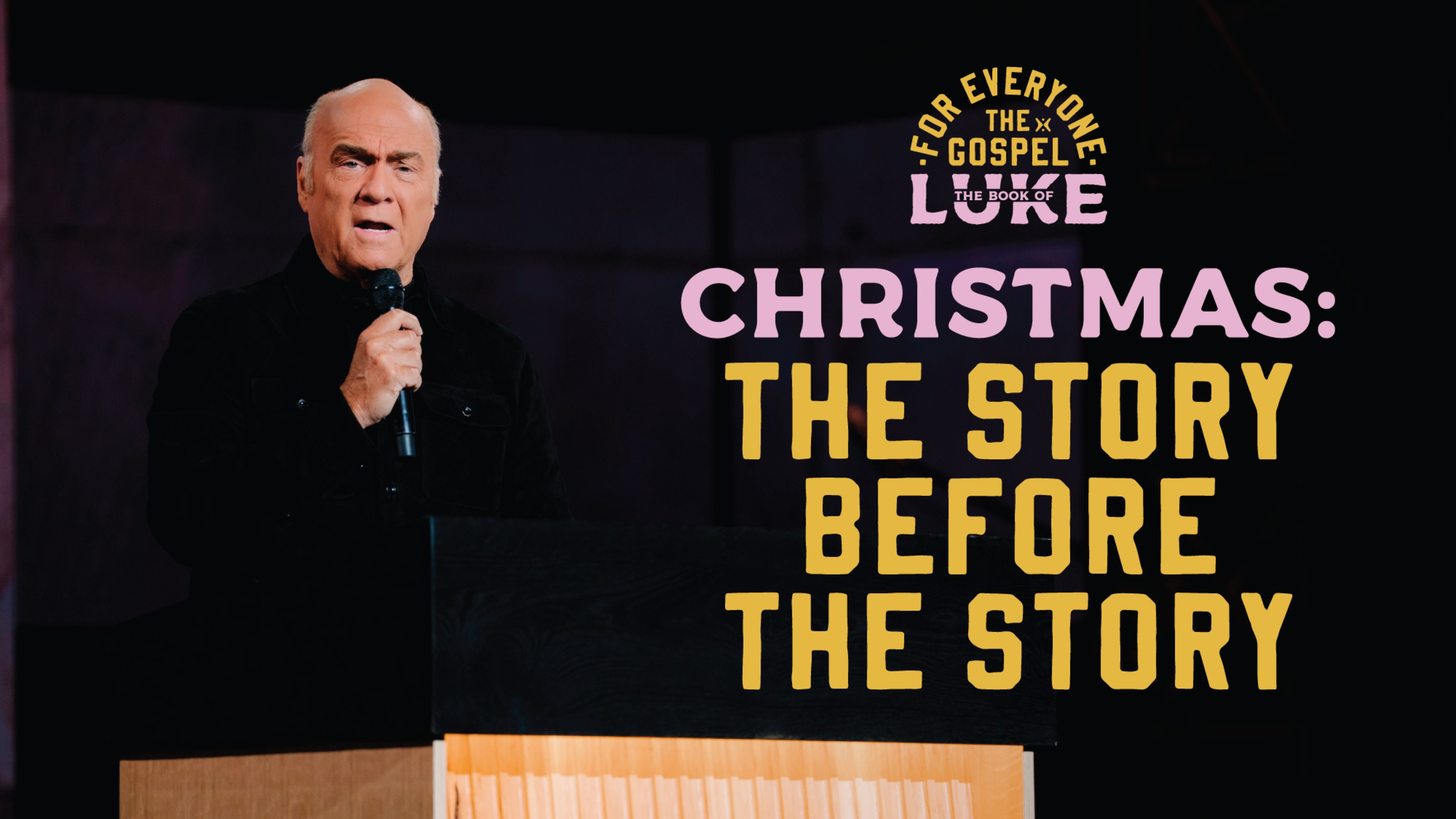 Christmas: The Story Before the Story (Live: 11-30-2025)