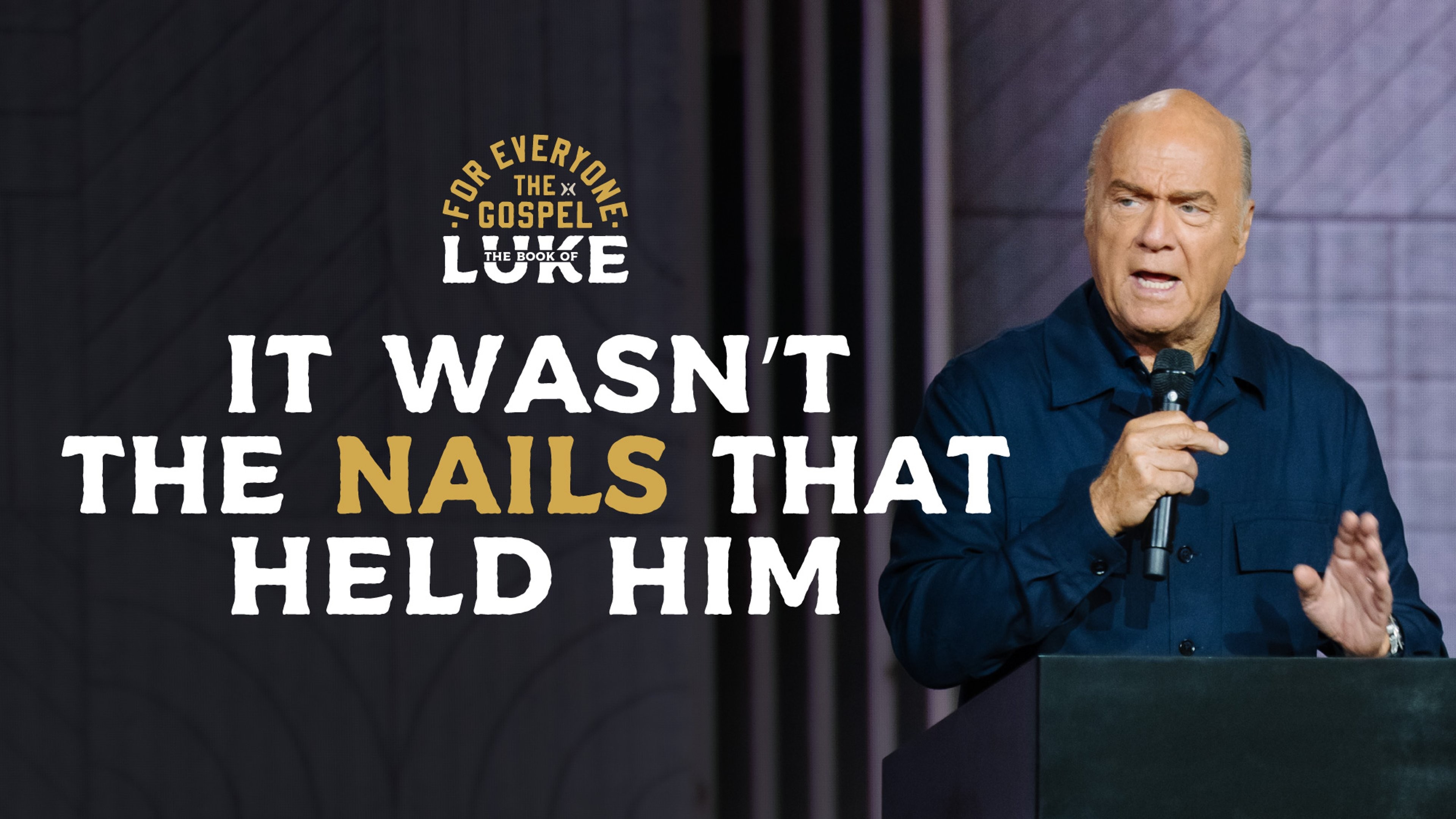 It Wasn’t Nails That Held Him (Live: 08-30-2026)